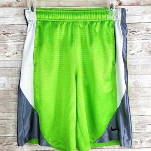 Nike, 0328, Men's Green, white, grey Nike shorts, Sz M